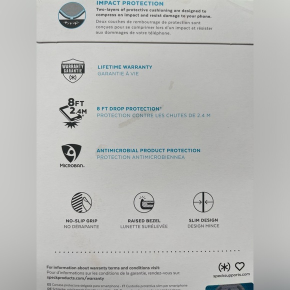 Blue Candyshell Grip Speck Phonecase (iPhones 6s Plus, 7 Plus & 8 Plus) - Picture 3 of 5